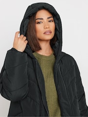PixieGirl Petite Black Maxi Padded Coat - Image 4 of 5