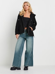 PixieGirl Petite Blue Sailor Seam Wide Leg 100% Cotton Jeans - Image 2 of 5