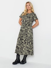 M&Co Natural Petite Abstract Maxi Dress - Image 2 of 5