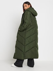 PixieGirl Petite Green Maxi Padded Coat - Image 3 of 5