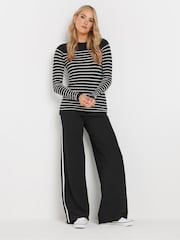 Long Tall Sally Black Stripe Fine Gauge Jumper - Image 2 of 5