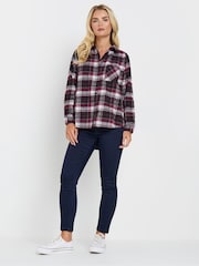 M&Co Purple Petite Check Shirt - Image 2 of 5