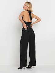 PixieGirl Petite Belted Halterneck Wide Leg Jumpsuit - Imagen 3 de 5