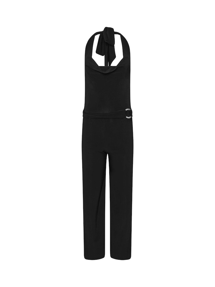 PixieGirl Petite Belted Halterneck Wide Leg Jumpsuit - Imagen 5 de 5