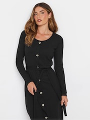 فستان ماكسي مضلّع بكُم طويل وأزرار من Long Tall Sally - صورة 2 من 6