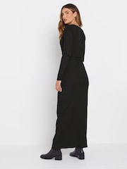 فستان ماكسي مضلّع بكُم طويل وأزرار من Long Tall Sally - صورة 4 من 6