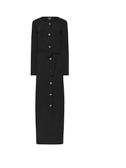 فستان ماكسي مضلّع بكُم طويل وأزرار من Long Tall Sally - صورة 6 من 6