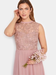 Шифоновое кружевное платье макси Long Tall Sally - Image 4 of 4