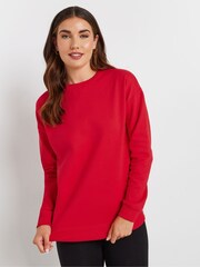 Long Tall Sally Red Crew Neck Sweatshirt - Image 1 of 5