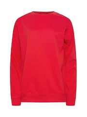 Long Tall Sally Red Crew Neck Sweatshirt - Image 5 of 5