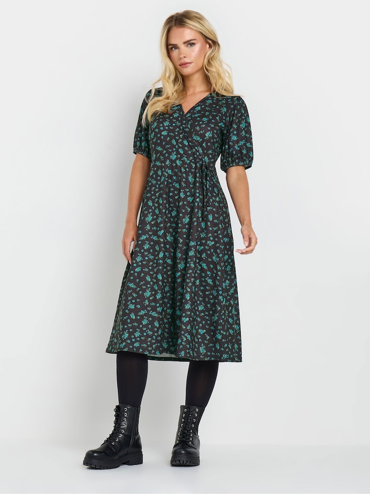 M&Co Petite Ditsy Midi Dress - Bild 1 von 5 M&Co Petite Ditsy Midi Dress - Bild 1 von 5