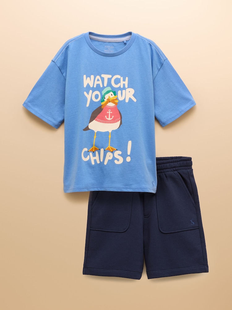 Joules – Ben – T-Shirt und Shorts im Set - Bild 1 von 7 Joules – Ben – T-Shirt und Shorts im Set - Bild 1 von 7