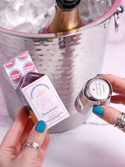 Personalised "More Bubbles" Luxe Name Champagne Stopper by Oakdene - Image 1 of 2
