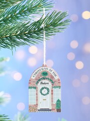 Personalised Front Door Christmas Tree Decoration by Oakdene - Image 2 of 2