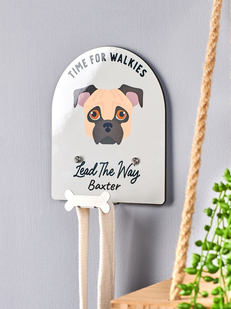Personalised Dog Breed Lead Holder by Oakdene - Image 1 of 1