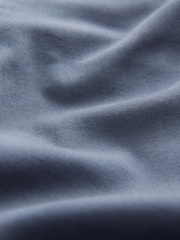 Blau/Schiefer - Linen Cotton Cargo Trousers - Bild 9 von 13