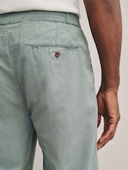 Light Blue Grey Signature Soft Touch Tencel™ Trousers - Image 7 of 10