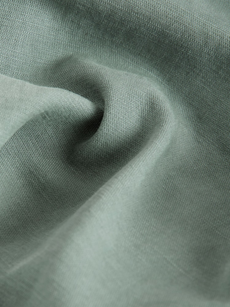 Light Blue Grey Signature Soft Touch Trousers With Linen - Image 9 of 10