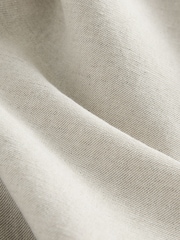 Light Grey Regular Fit Cotton Linen Twill Chino Trousers - Image 8 of 8