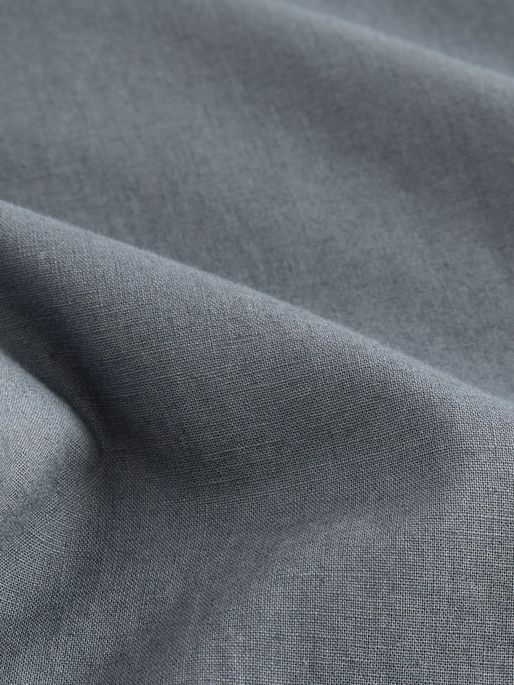 Azul pizarra - Corte amplio - Linen Cotton Chino Trousers - Imagen 10 de 10 Azul pizarra - Corte amplio - Linen Cotton Chino Trousers - Imagen 10 de 10