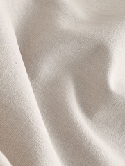 Natural - Regular Tapered Fit - Pantalones de lino y algodón con cintura elástica y cordón ajustable - Imagen 2 de 5