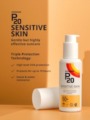 P20 Sensitive Skin SPF 50+ Suncream 100ml - Image 3 of 10