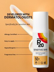 P20 Sensitive Skin SPF 50+ Suncream 100ml - Image 5 of 10