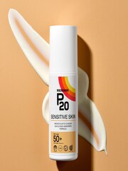 P20 Sensitive Skin SPF 50+ Suncream 100ml - Image 7 of 10