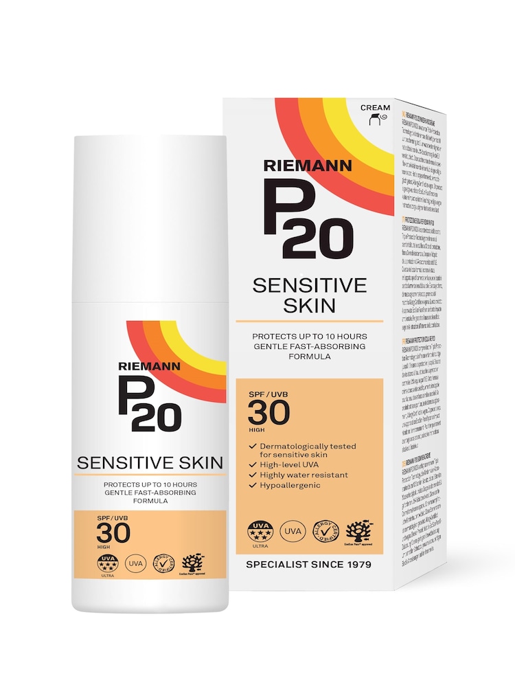 P20 Sensitive Skin SPF 30 Suncream 100ml - Image 1 of 8