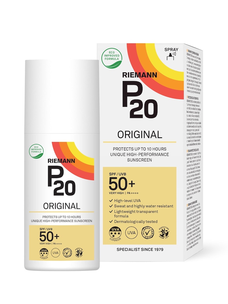 P20 Original SPF 50+ Oil Spray Suncream 200ml - Image 1 of 10