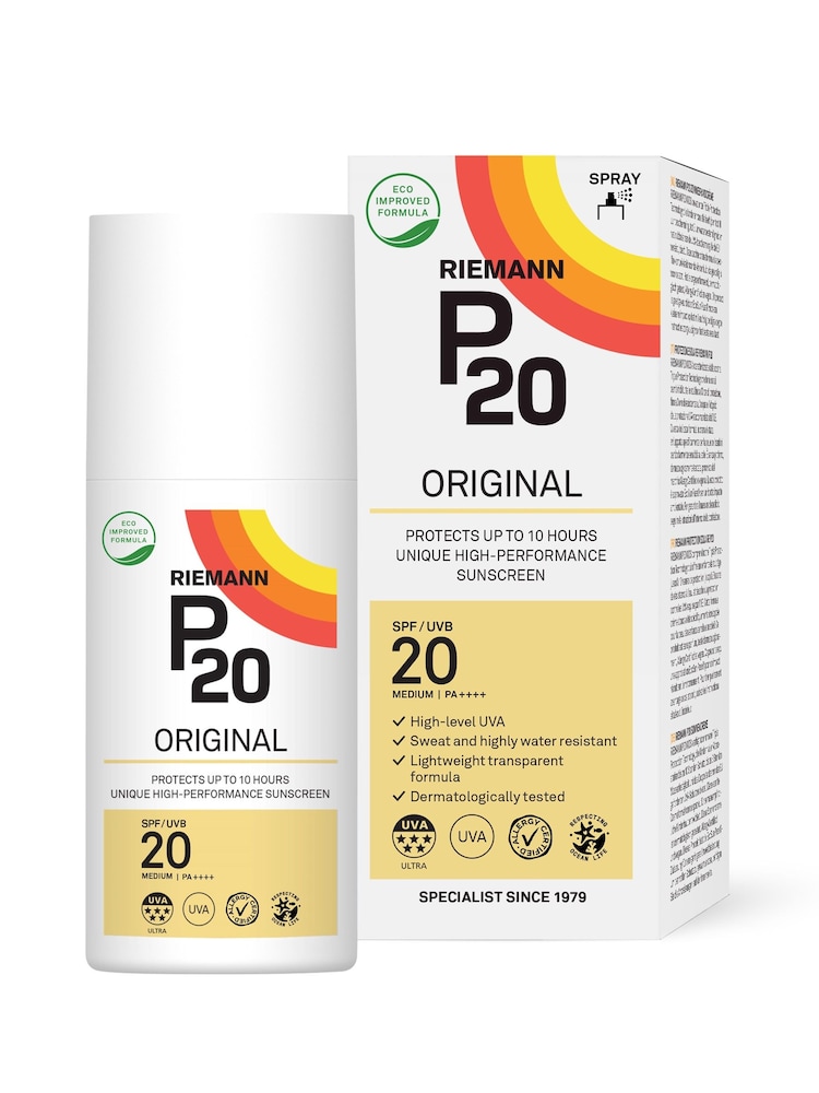 P20 Original SPF 20 Oil Spray Suncream 200ml - Image 1 of 10