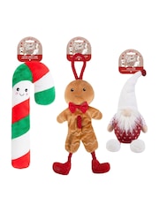 Rosewood Christmas Dog Toys Set of 3 Candy Cane Gingerbread Gonk - Image 2 of 6