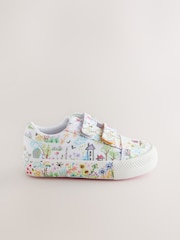 Multi Character Standard Fit (F) Chunky Trainers With Touch Fastening - Image 2 of 5