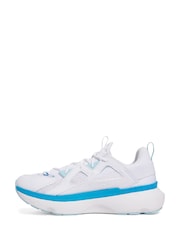 Under Armour White/Blue Infinite Movement SE Trainers - Image 2 of 5