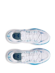 Under Armour White/Blue Infinite Movement SE Trainers - Image 4 of 5