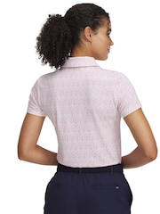 Under Armour Pink/White Golf Play Off 3.0 Printed Polo Shirt - Image 2 of 3