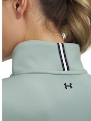 Under Armour Green Golf Play Off 1/4 Zip Sweatshirt - Image 3 of 3