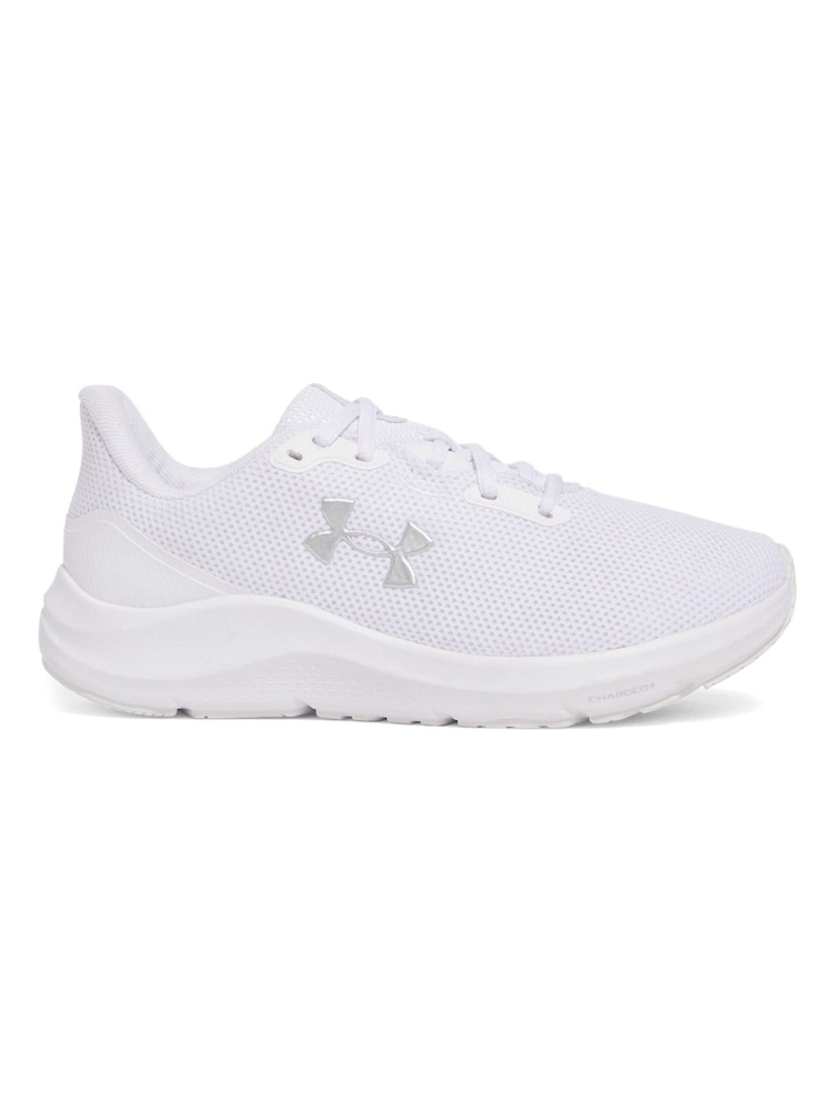 Under Armour White/Purple Charged Pursuit Trainers - Image 1 of 6