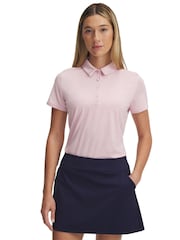 Under Armour Pink Small Golf Play Off Logo Polo Shirt - Image 1 of 3