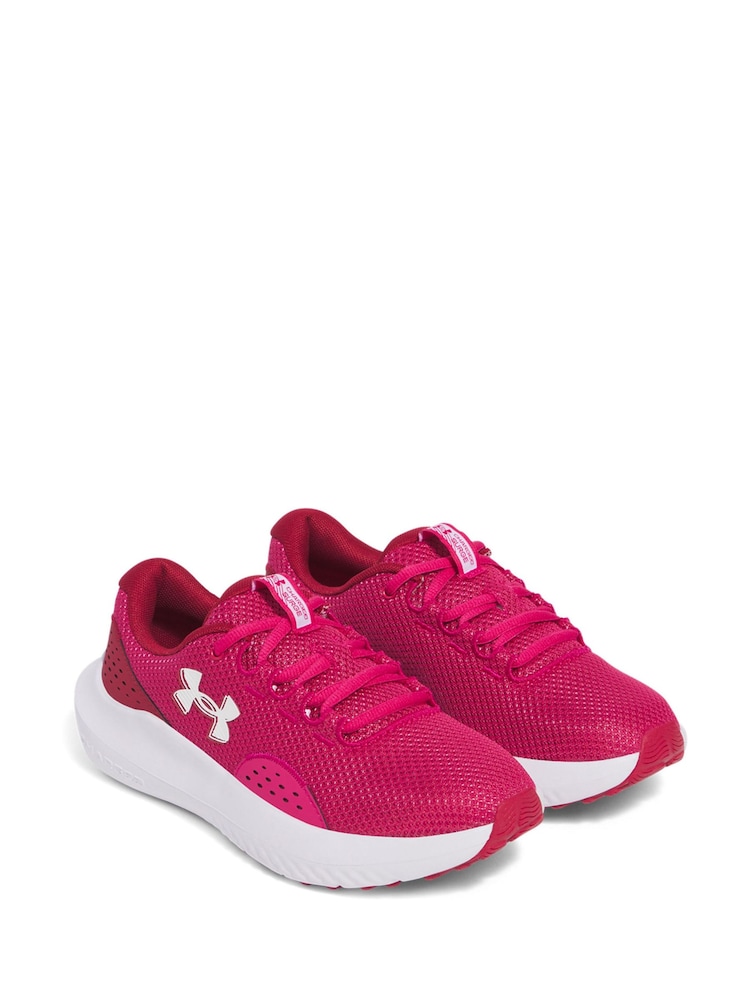 Under Armour Pink Charged Surge Trainers - Image 3 of 5
