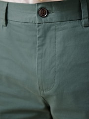 Seafoam blauw - Slim Fit - Chinoshort met stretch - Image 6 of 10