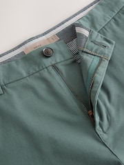 Seafoam blauw - Slim Fit - Chinoshort met stretch - Image 9 of 10
