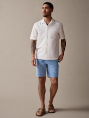 Blue Slim Fit Stretch Chinos Shorts - Image 2 of 10