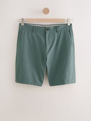 Seafoam Blue Straight Fit Stretch Chinos Shorts - Image 6 of 9