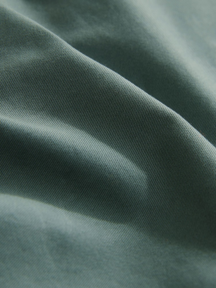 Seafoam Blue Straight Fit Stretch Chinos Shorts - Image 7 of 9