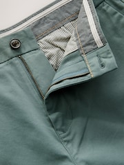 Seafoam Blue Straight Fit Stretch Chinos Shorts - Image 8 of 9