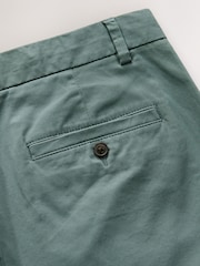 Seafoam Blue Straight Fit Stretch Chinos Shorts - Image 9 of 9