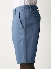 Blue Straight Fit Stretch Chinos Shorts - Image 3 of 8