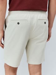 Ecru Elasticated Waist Chino Shorts - Image 3 of 12