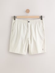 Ecru Elasticated Waist Chino Shorts - Image 7 of 12